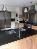 1 x Bespoke Solid Wood Fitted Kitchen With Granite Worktops - Pre-owned In Good Condtion - CL172 -