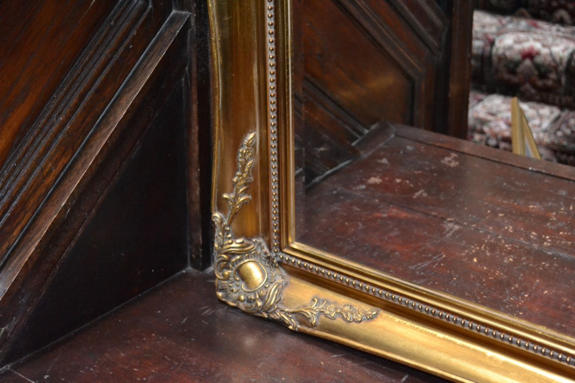 1 x Very Large Gilt Framed Mirror - From A Grade II Listed Hall In Great Condition - Dimensions: - Image 2 of 3