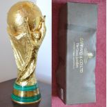 1 x Official World Cup 1:1.3 Scale 27cm Replica By Gerrard & Co. - Gold Plated - No.8 Of Only 10