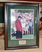 1 x Genuine Limited Edition Photograph Of Tiger Woods (Unsigned) - No. 177 of 500 - Guarantee Of