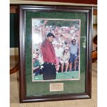 1 x Genuine Limited Edition Photograph Of Tiger Woods (Unsigned) - No. 177 of 500 - Guarantee Of