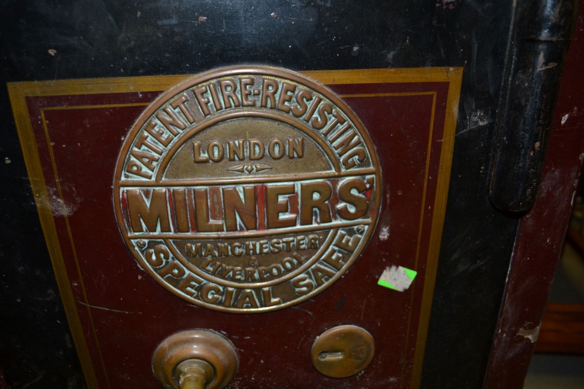 1 x Vintage Milners "Special" Fire Resistant Safe - Circa 1920-1950 - From A Grade II Listed Hall In - Image 3 of 5