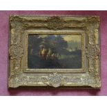 1 x Original Oil Painting "The Flute" - Circa 1700 - From A Grade II Listed Hall In Good Condition -