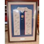 1 x Marc Overmars Autographed Shirt - Signed By The Barcelona Squad 2002 / 2003 Season - From A