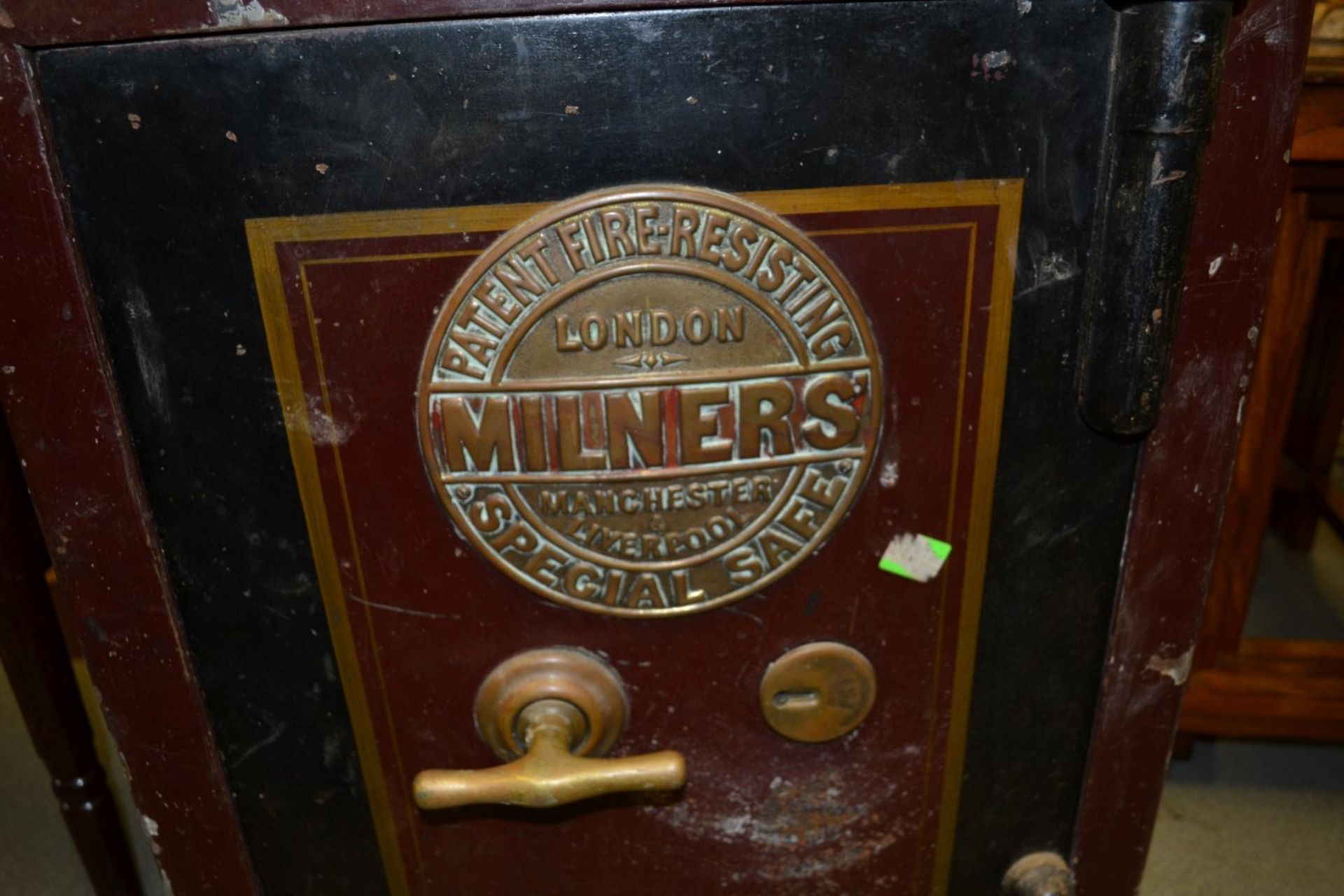 1 x Vintage Milners "Special" Fire Resistant Safe - Circa 1920-1950 - From A Grade II Listed Hall In - Image 2 of 5
