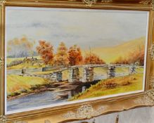 1 x Framed Painting Of A Bridge - Signed By Nan Reade *More Information To Follow* From A Grade II