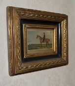 1 x Framed Picture Of Rider On Horseback, Produced By Carvers & Guilders - From A Grade II Listed