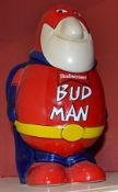 1 x Vintage Budweiser Bud Man Lidded Beer Tankard- From A Grade II Listed Hall In Good Condition -