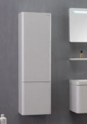 1 x White Gloss Storage Cabinet 120