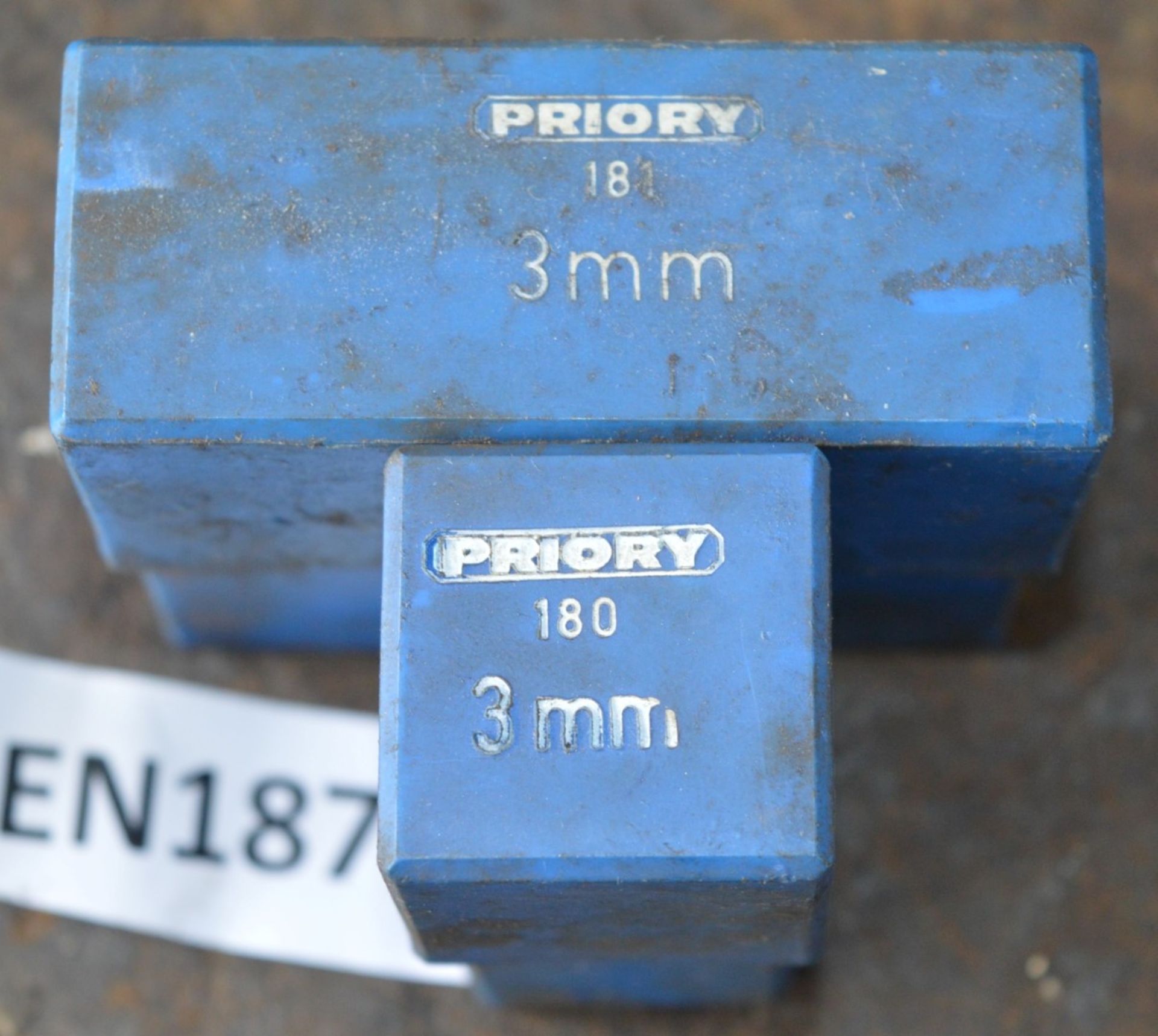 2 x Sets of Pirory 3mm Metal Letter Stamp Punches - CL202 - Ref EN187 - Location: Worcester WR14 - Image 2 of 2