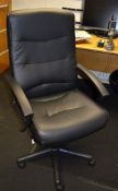 1 x Directors Office Swivel Chair - CL202 - Ref ENTO - Location: Worcester WR14
