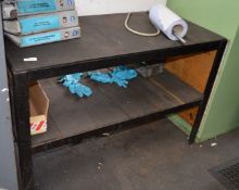 1 x Steel Workbench With Steel Top and Undershelf - CL202 - Ref EN126 - Location: Worcester WR14