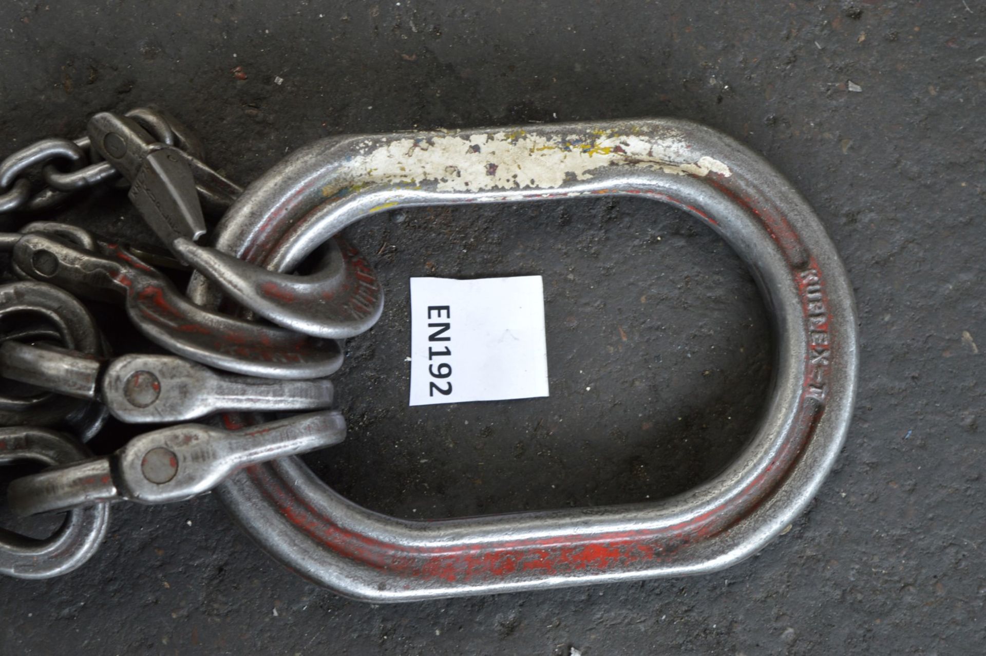1 x Kuplex Lifting Chain With Various Sling Eye Hooks - Heavy Duty Lifting Equipment - CL202 - Ref - Image 5 of 7