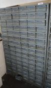 1 x Large Spare Parts Storage Cabinet - INCLUDES CONENTS - 90 Drawer Capacity - CL202 - Ref