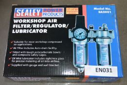 1 x Sealey Workship Air Filter Regulator Luvricator - Model SA2001 - New and Boxed - CL202 - Ref