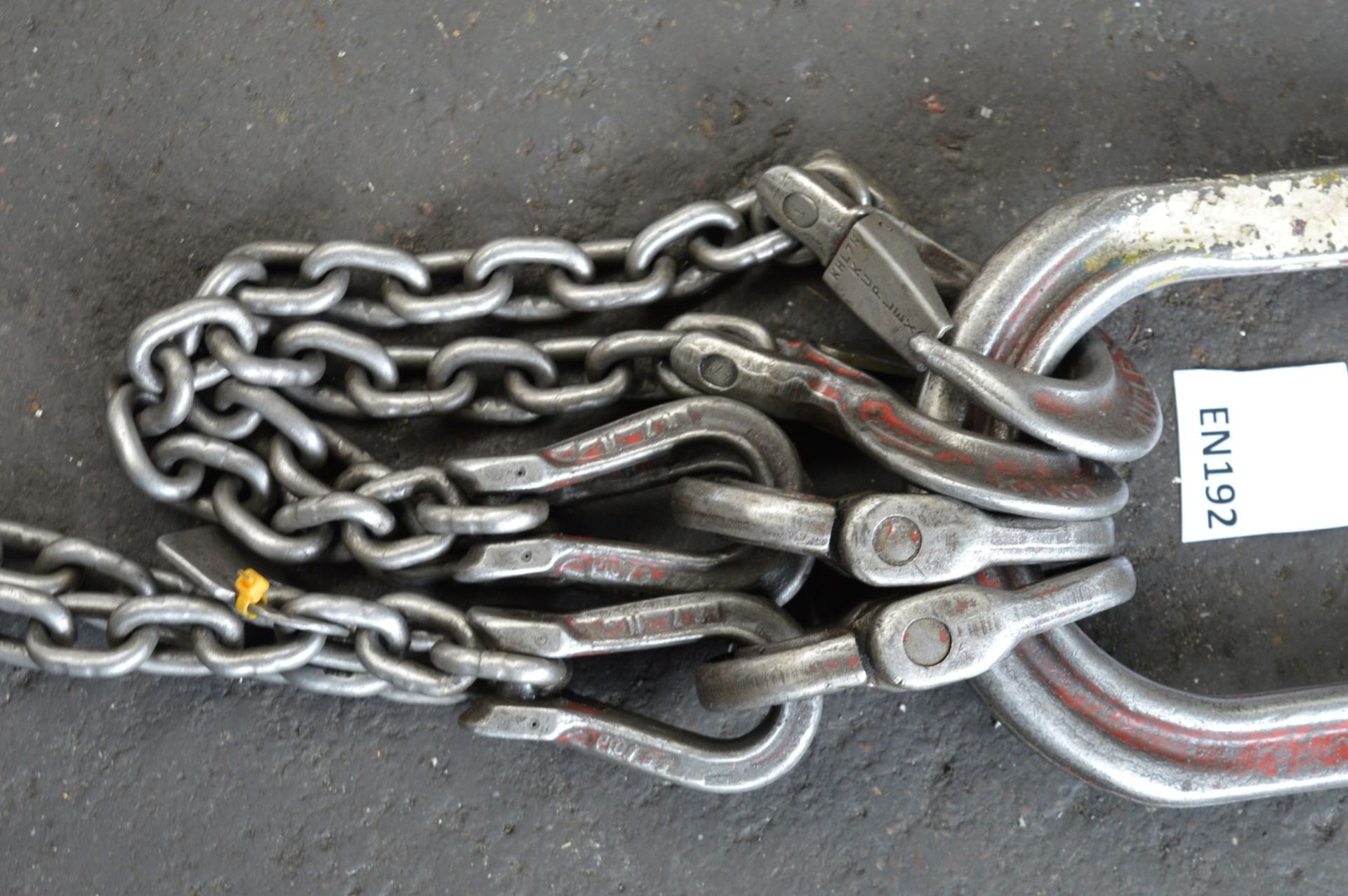 1 x Kuplex Lifting Chain With Various Sling Eye Hooks - Heavy Duty Lifting Equipment - CL202 - Ref - Image 4 of 7