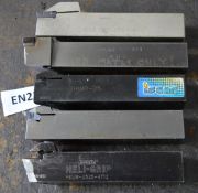 5 x Various Lathe Cutting Tools / Carbide Holders - CL225 - Ref EN186 - Location: Worcester WR14