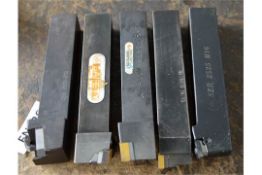 5 x Various Lathe Cutting Tools / Carbide Holders - CL226 - Ref EN186 - Location: Worcester WR14