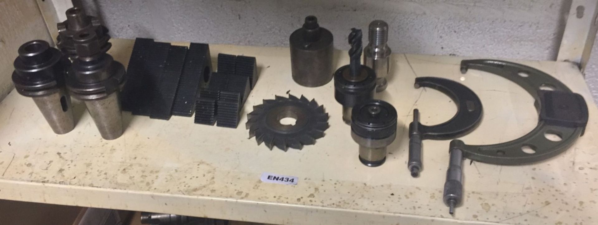 1 x Shelf Lot comprising of approximate 6 x assorted CNC/VMC Mill Chucks, 2 Calipers, 12 clamp steps - Image 12 of 21