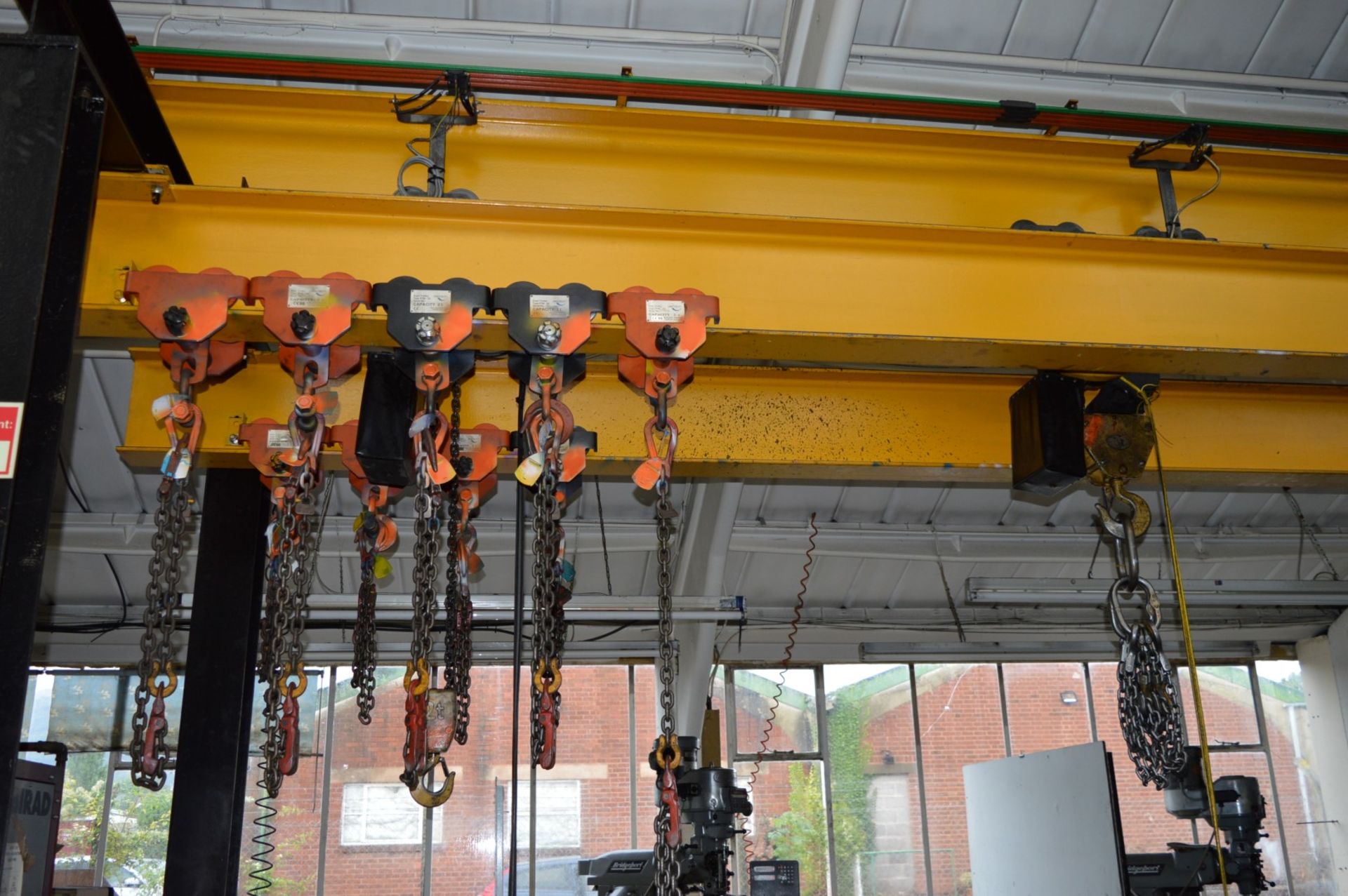 1 x Mercian Dual Rail Overhead Crane - 5 Ton Combined SWL - Fitted With Twelve Masterlift Type - Image 20 of 21