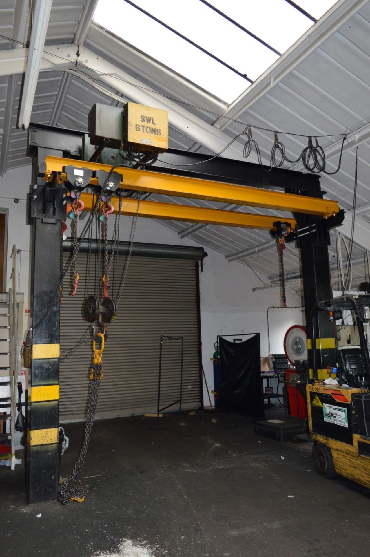 1 x Mercian Dual Rail Overhead Crane - 6 Ton Combined SWL - Fitted With Four Masterlift Type PTM30 - Image 16 of 16