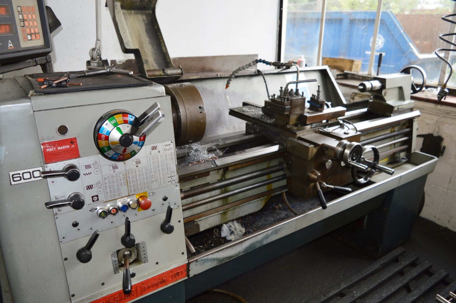 1 x Colchester Triumph 2000 Lathe With Wizard Twincount Digital Readout - Location: Worcester WR14 - Image 7 of 7