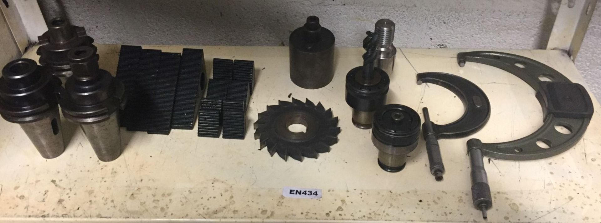 1 x Shelf Lot comprising of approximate 6 x assorted CNC/VMC Mill Chucks, 2 Calipers, 12 clamp steps - Image 16 of 21