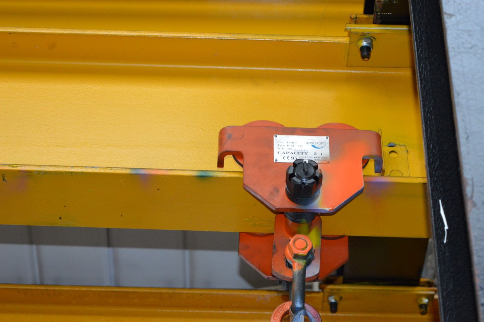 1 x Mercian Dual Rail Overhead Crane - 5 Ton Combined SWL - Fitted With Twelve Masterlift Type - Image 8 of 21