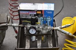 1 x Large Collection of Various Air Compressor Accessories Including Sealery Filter and Approx 16