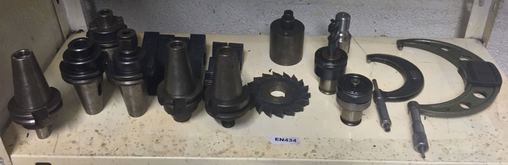 1 x Shelf Lot comprising of approximate 6 x assorted CNC/VMC Mill Chucks, 2 Calipers, 12 clamp steps - Image 21 of 21