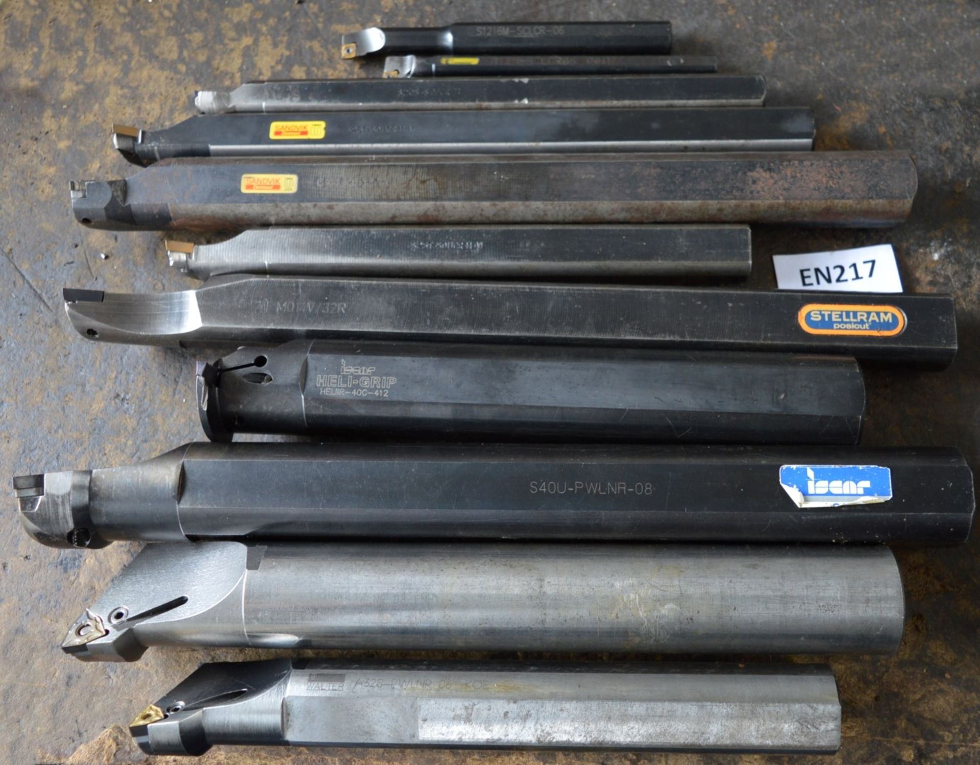11 x Various Lathe Cutting Tools / Carbide Holders - CL225 - Ref EN217 - Location: Worcester WR14