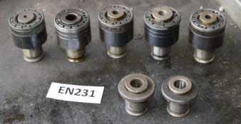 7 x Quick Change Tap Adaptors - WNT Mastertool - CL202 - Ref EN231- Location: Worcester WR14