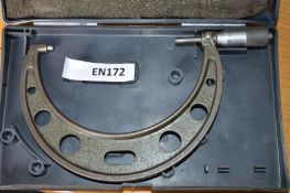1 x Mitutoyo Outside Micrometer - Includes Case as Pictured - Made in Japan - CL202 - Ref EN172 -
