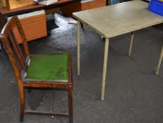 1 x Vintage Chair With Staff Room Table - CL202 - Location: Worcester WR14