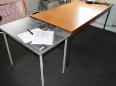 2 x Office Desks and 1 x Office Chair - CL202 - Ref EN150 - Location: Worcester WR14