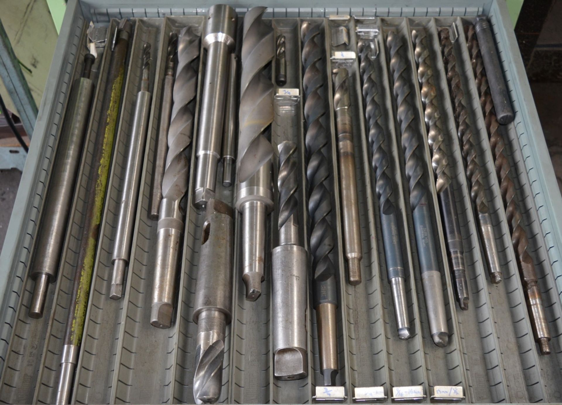 1 x Assorted Lot of Machine Drill Bits - Information to Follow - Please See Pictures Provided -