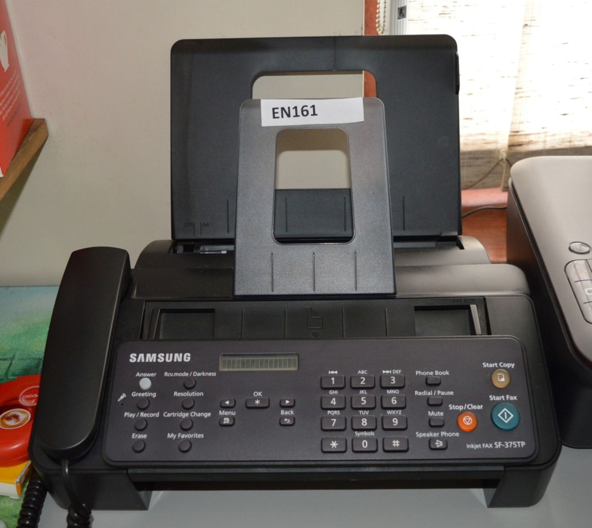 1 x Samsung Fax Machine - Model SF-375TP - CL202 - Ref EN161 - Location: Worcester WR14