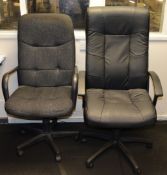 2 x Directors Office Swivel Chairs - CL202 - Ref ENTO - Location: Worcester WR14