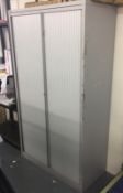 1 x Triumph Tall Grey Lockable Storage Cabinet with Key - CL171 - Location: London, N4