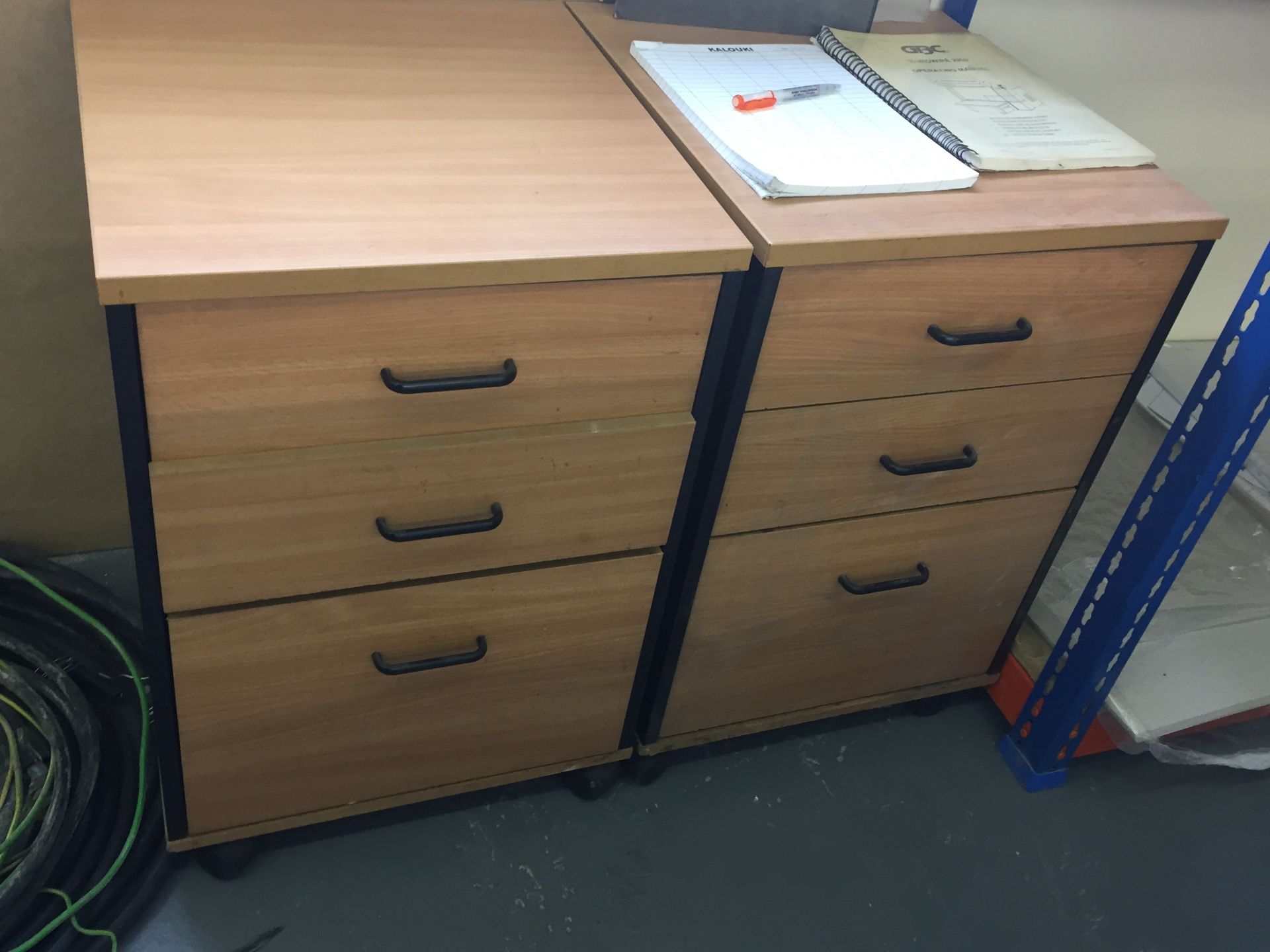 2 x 3-Drawer Chest of Drawers - CL171 - Location: London, N4 - Image 2 of 2