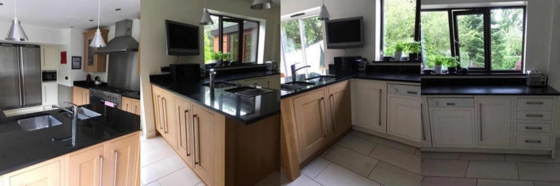 1 x Bespoke Solid Wood Fitted Kitchen With Granite Worktops - Pre-owned In Good Condtion - CL172 -