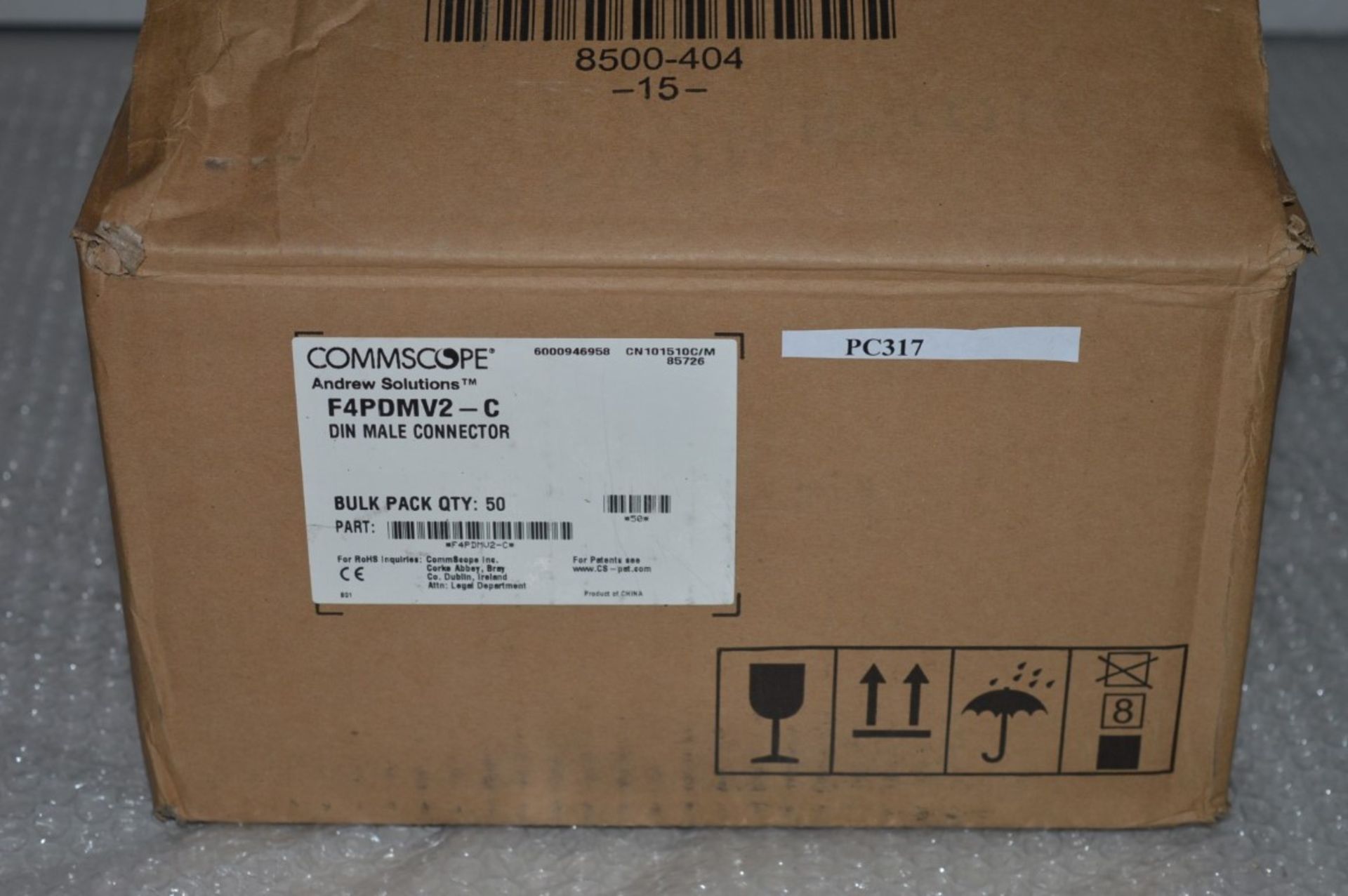 50 x Commscope F4PDMV2-C Din Male Connectors - Andrew Solutions - Brand New Boxed Stock - CL300 - - Image 5 of 5