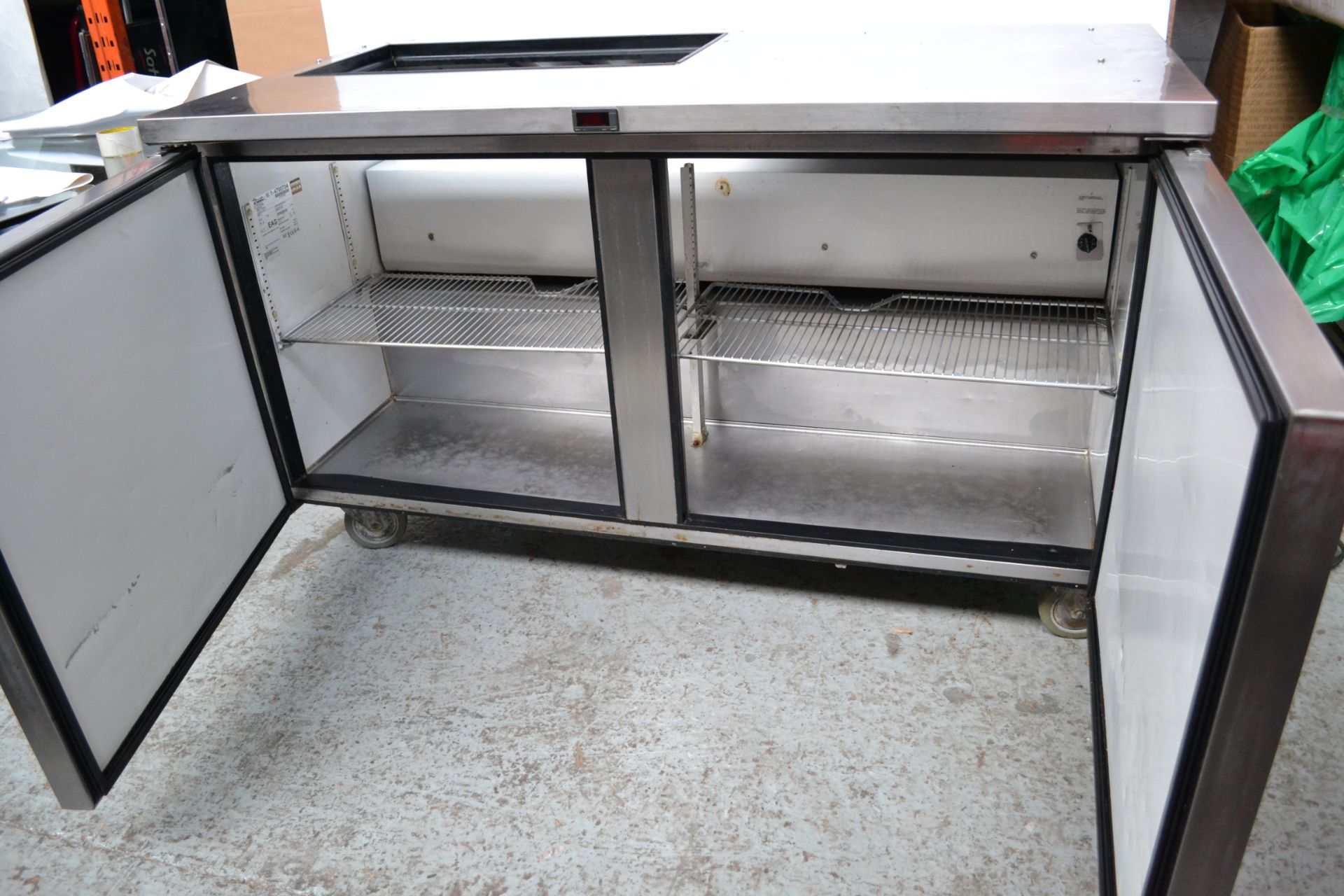 1 x TRUE TUC-60 60" Wheeled Undercounter Refrigerator - Ref NCE006 - CL007 - Location: Altrincham WA - Image 8 of 14