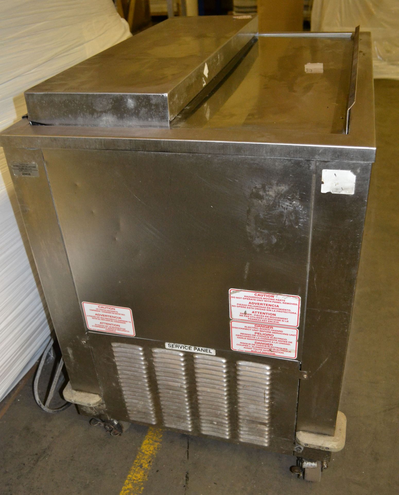 1 x Top Loading Chiller on Wheels - Ref:NCE030 - CL007 - Location: Bolton BL1 Approximate dimension - Image 2 of 8