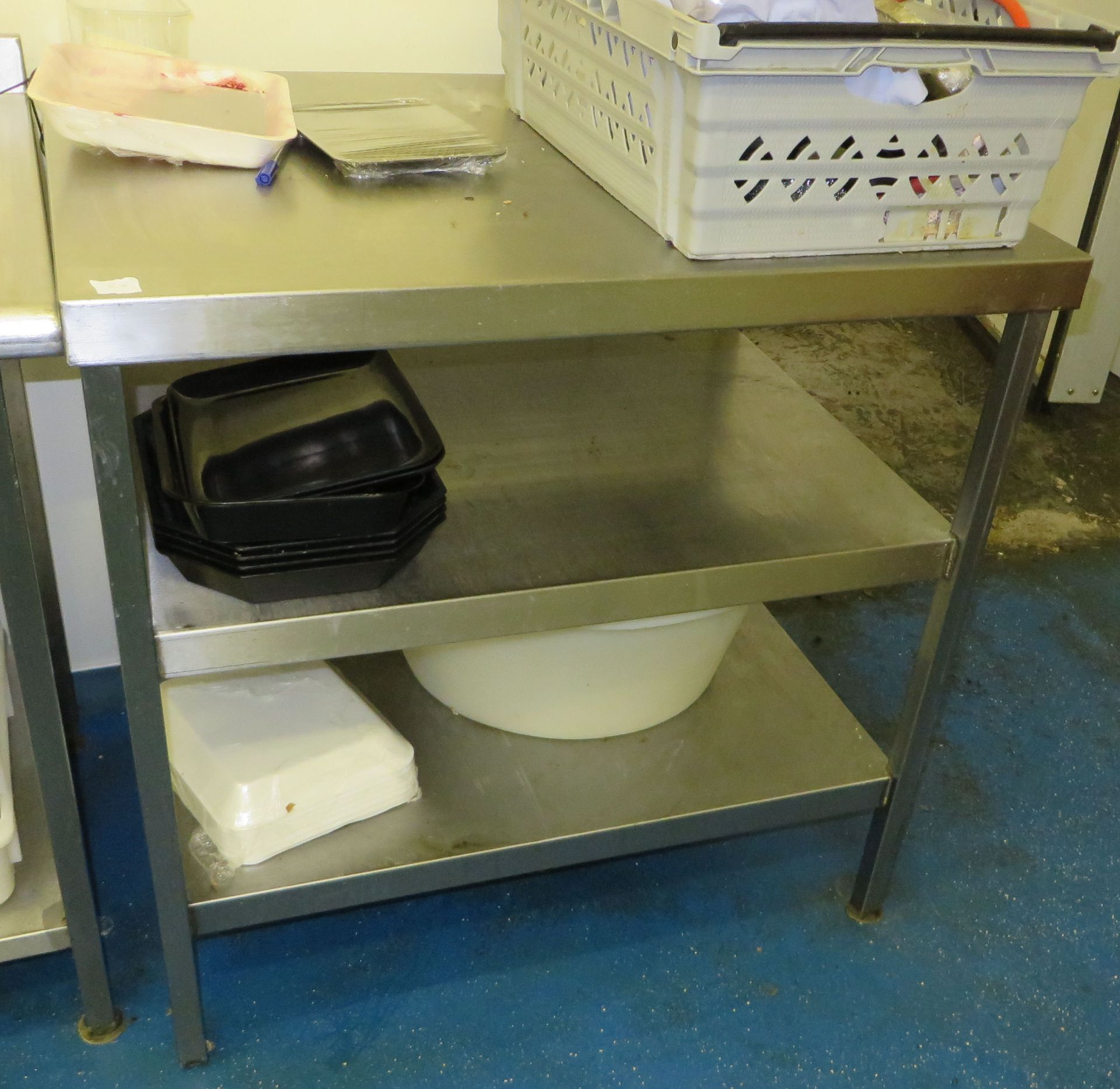 1 x Stainless Steel Preparation Table - Ref: 026 - CL173 - Location: Altrincham WA15Dimensio