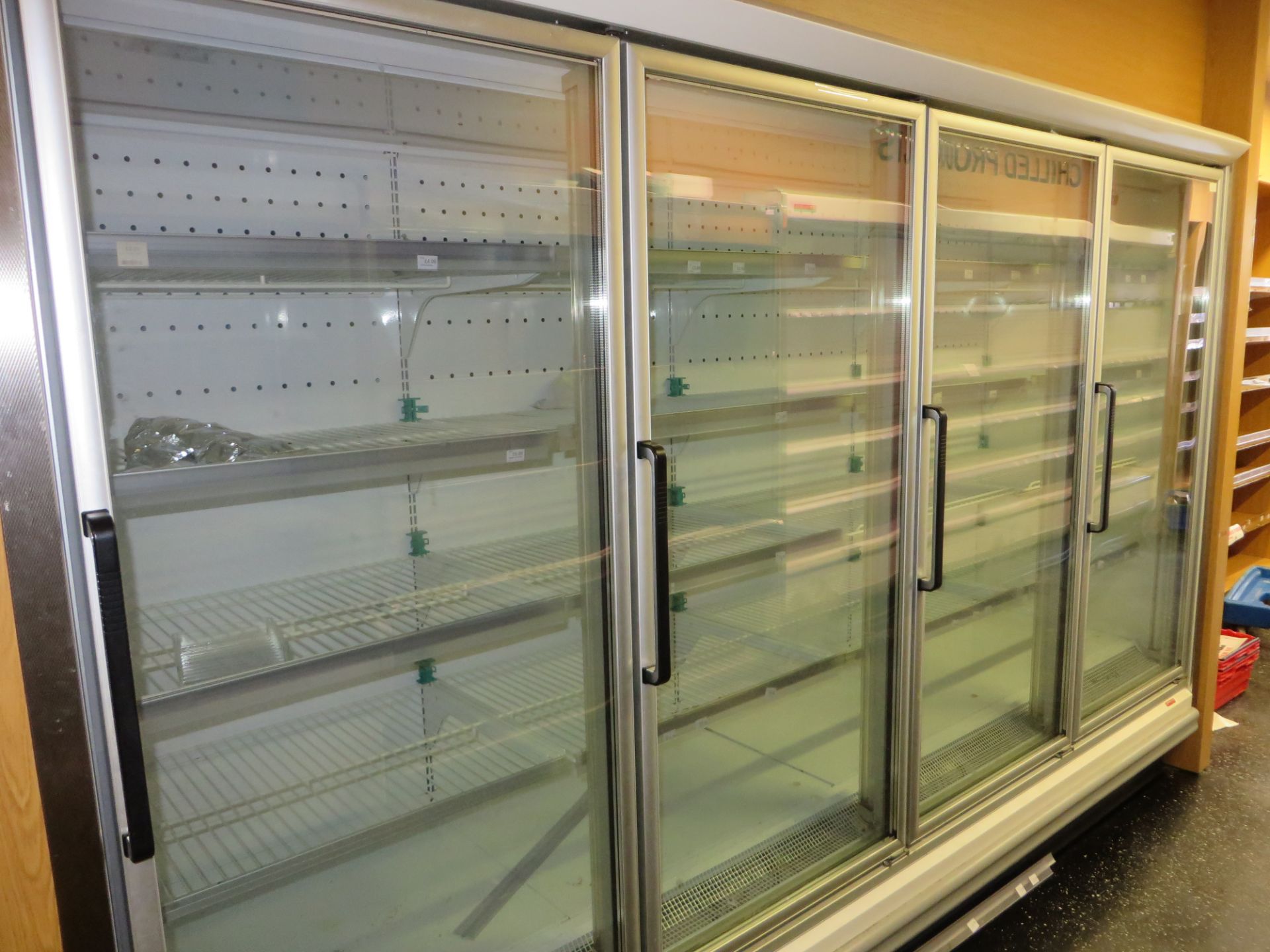 1 x Arneg Portuguesa Brema 5 4P AL205/312 SE 23050 4-Door Vertical Glass Door Freezer - Ref: 04 - CL - Image 6 of 7