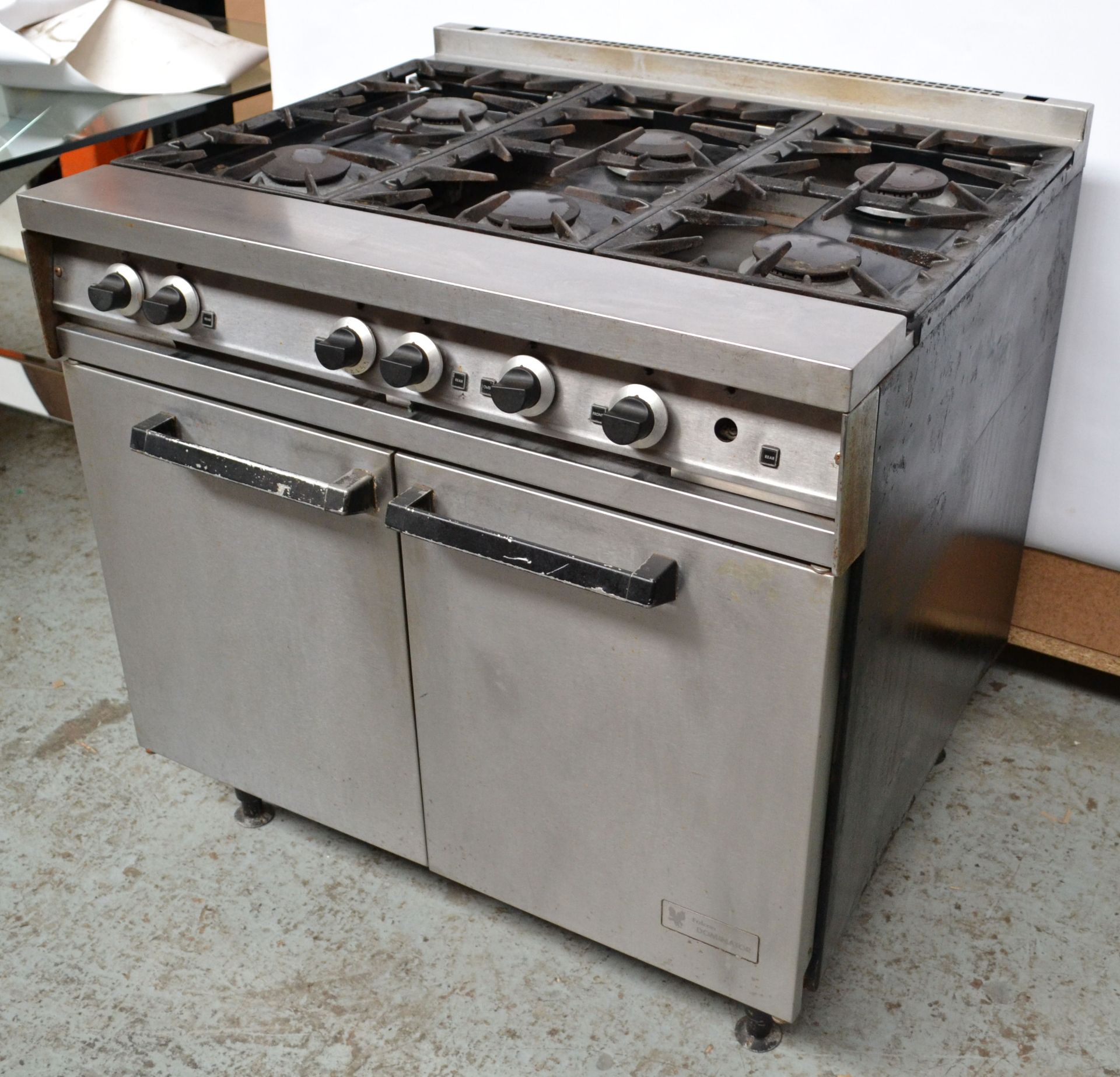 1 x Falcon Dominator 6 Burner Range and Oven - Ref: NCE009 - CL007 - Location: Altrincham WA14 Dime - Image 2 of 14