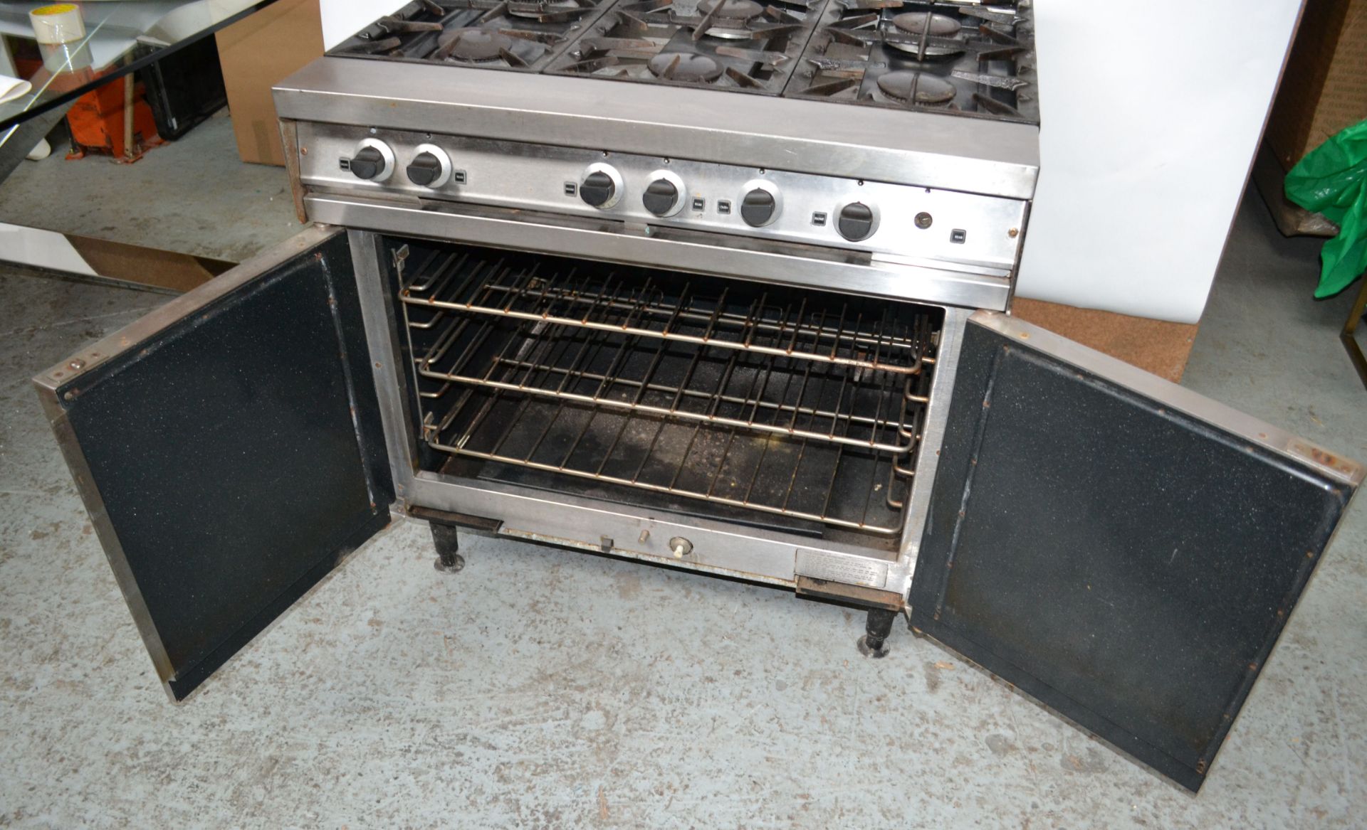 1 x Falcon Dominator 6 Burner Range and Oven - Ref: NCE009 - CL007 - Location: Altrincham WA14 Dime - Image 8 of 14