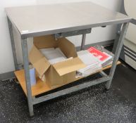 1 x Stainless Steel Preparation Table - Ref: 032 - CL173 - Location: Altrincham WA15Dimensio