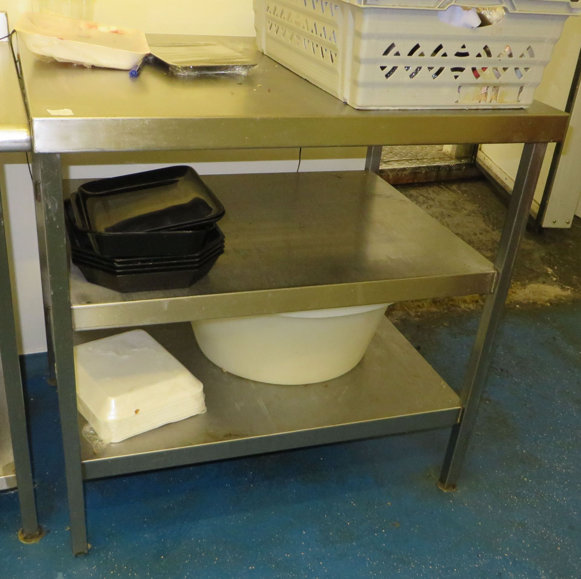 1 x Stainless Steel Preparation Table - Ref: 026 - CL173 - Location: Altrincham WA15Dimensio - Image 2 of 3